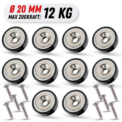 10x neodym magnete topfmagnet - neodym,