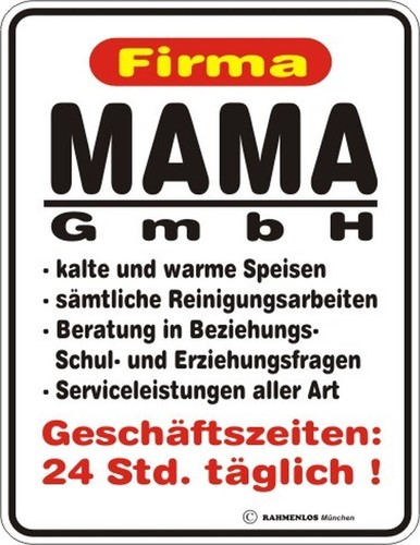 Kühlschrankmagnet-Schild