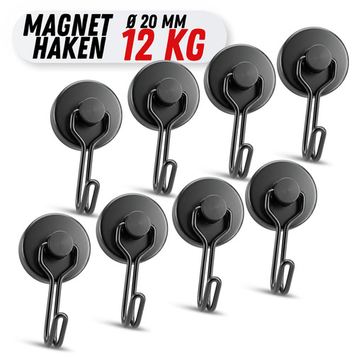 Neodym magnet haken - 8, 12kg
