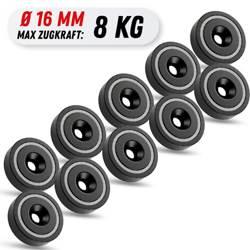 10x neodym magnete topfmagnet - neodym,