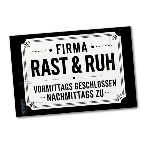 Firma rast und - und, souvenir