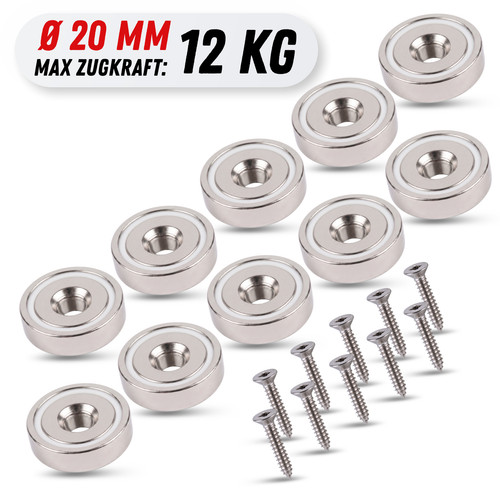 Neodym magnete mit - 10,