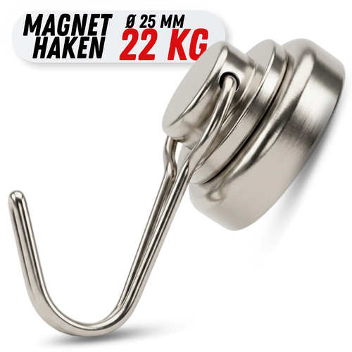 Neodym magnet haken kg - neodym, 22