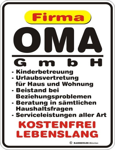 Kühlschrankmagnet-Schild